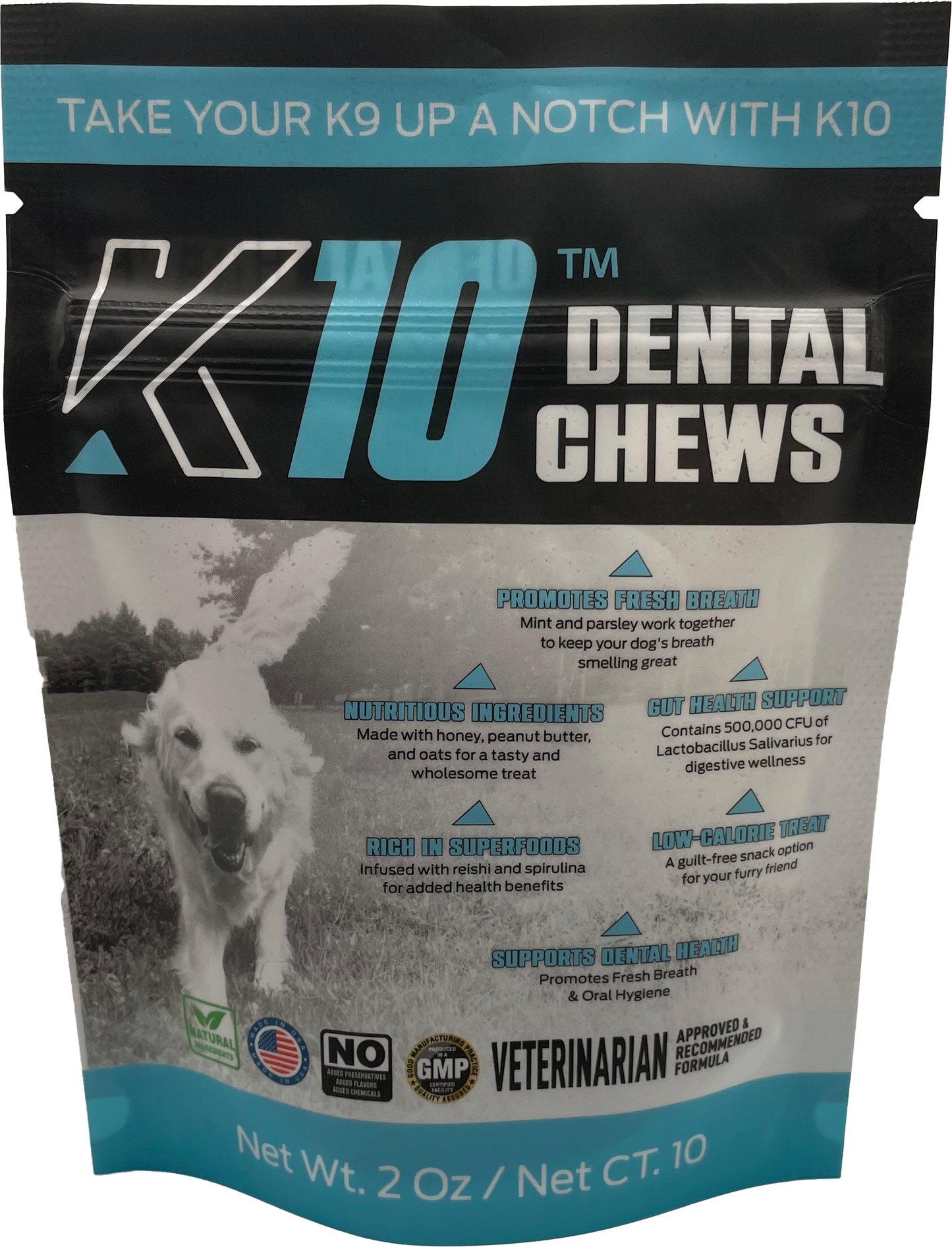 K10 Dental Chews (60 Count)